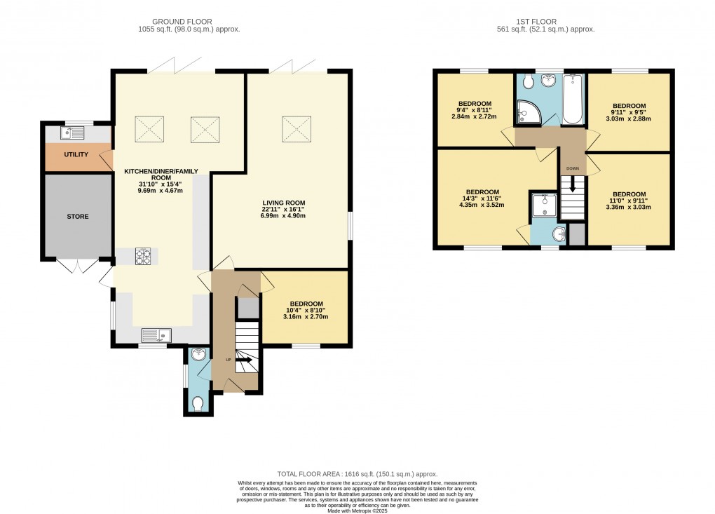 Floorplan for Bradwell, Milton Keynes, Bucks