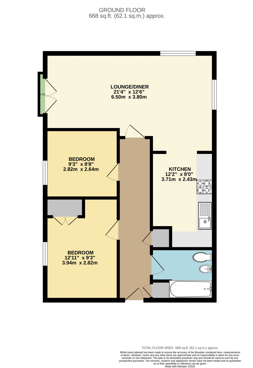 Floorplan for Broughton, Milton Keynes, Buckinghamshire
