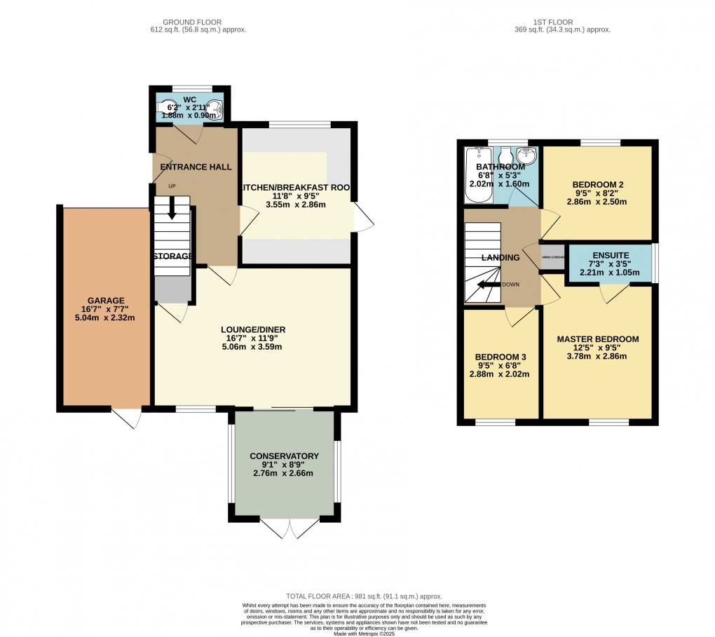 Floorplan for Caldecotte, Milton Keynes, Bucks