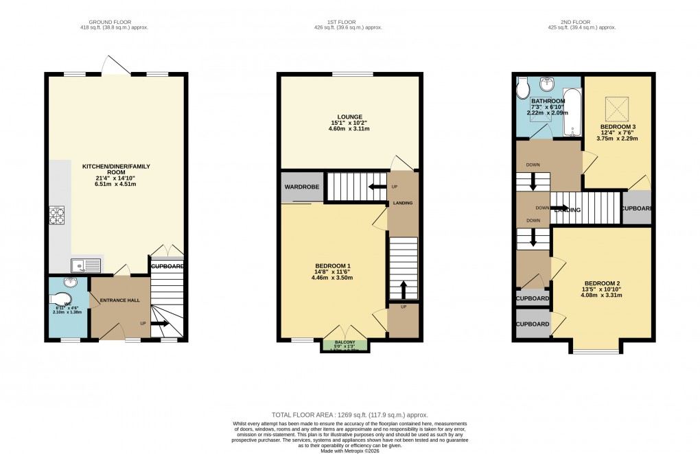 Floorplan for Redhouse Park, Milton Keynes, Buckinghamshire