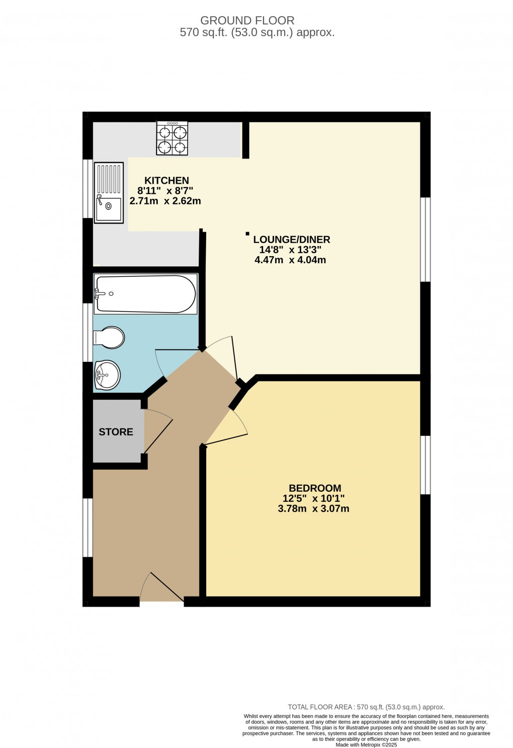 Floorplan for Brooklands, Milton Keynes, Buckinghamshire