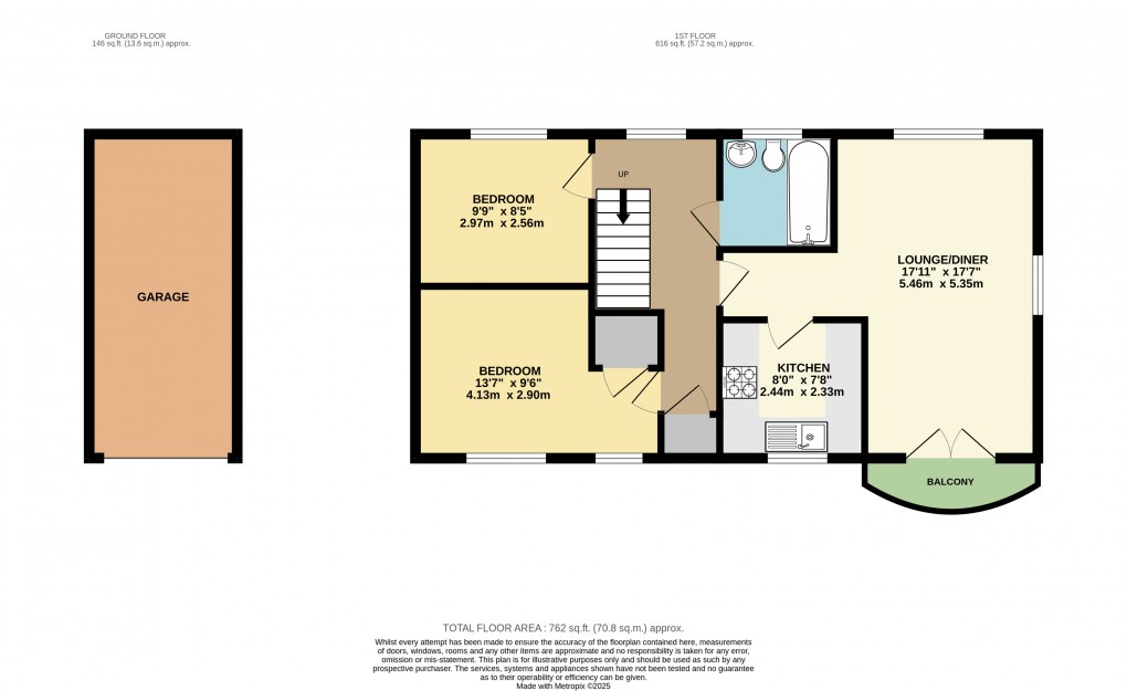 Floorplan for Broughton, Milton Keynes, Buckinghamshire