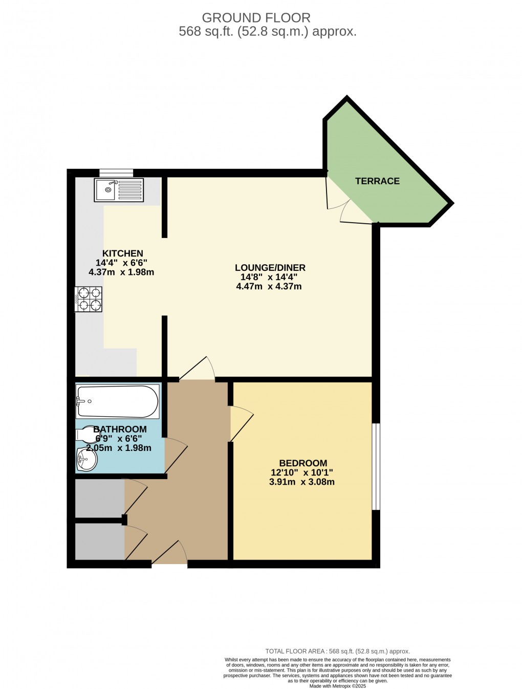 Floorplan for Broughton, Milton Keynes