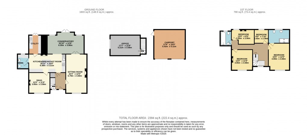 Floorplan for East Claydon, Buckingham, Buckinghamshire