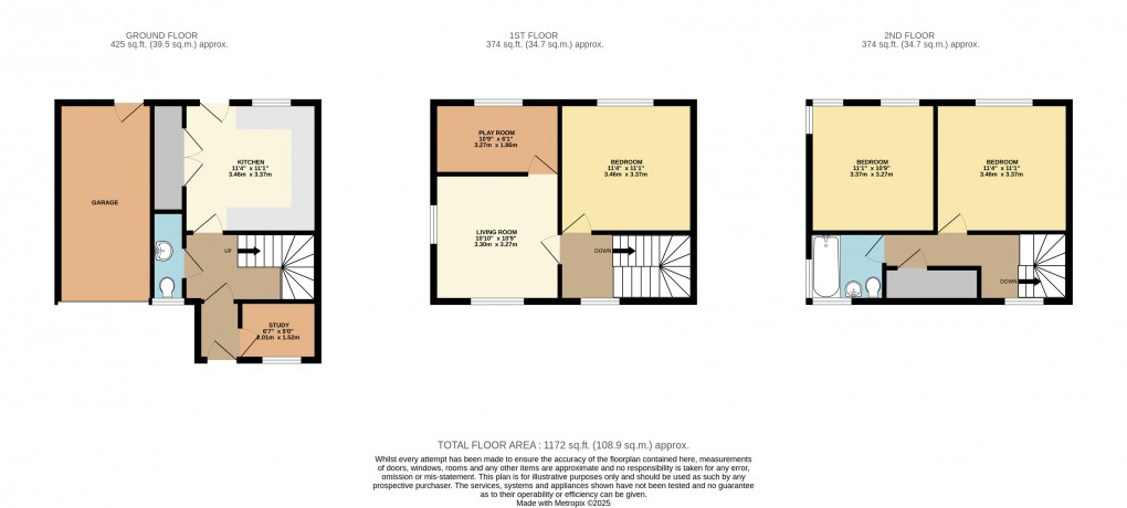 Floorplan for Bradwell Common, Milton Keynes, Buckinghamshire