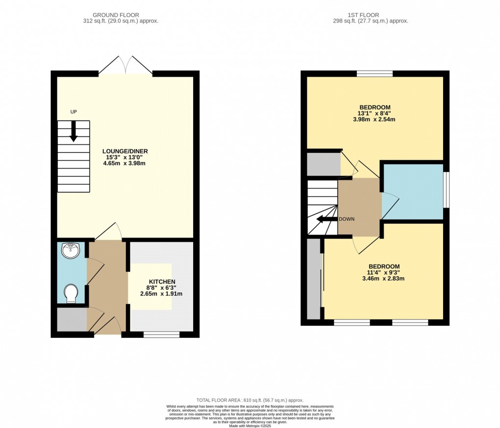 Floorplan for Brooklands, Milton Keynes, Buckinghamshire