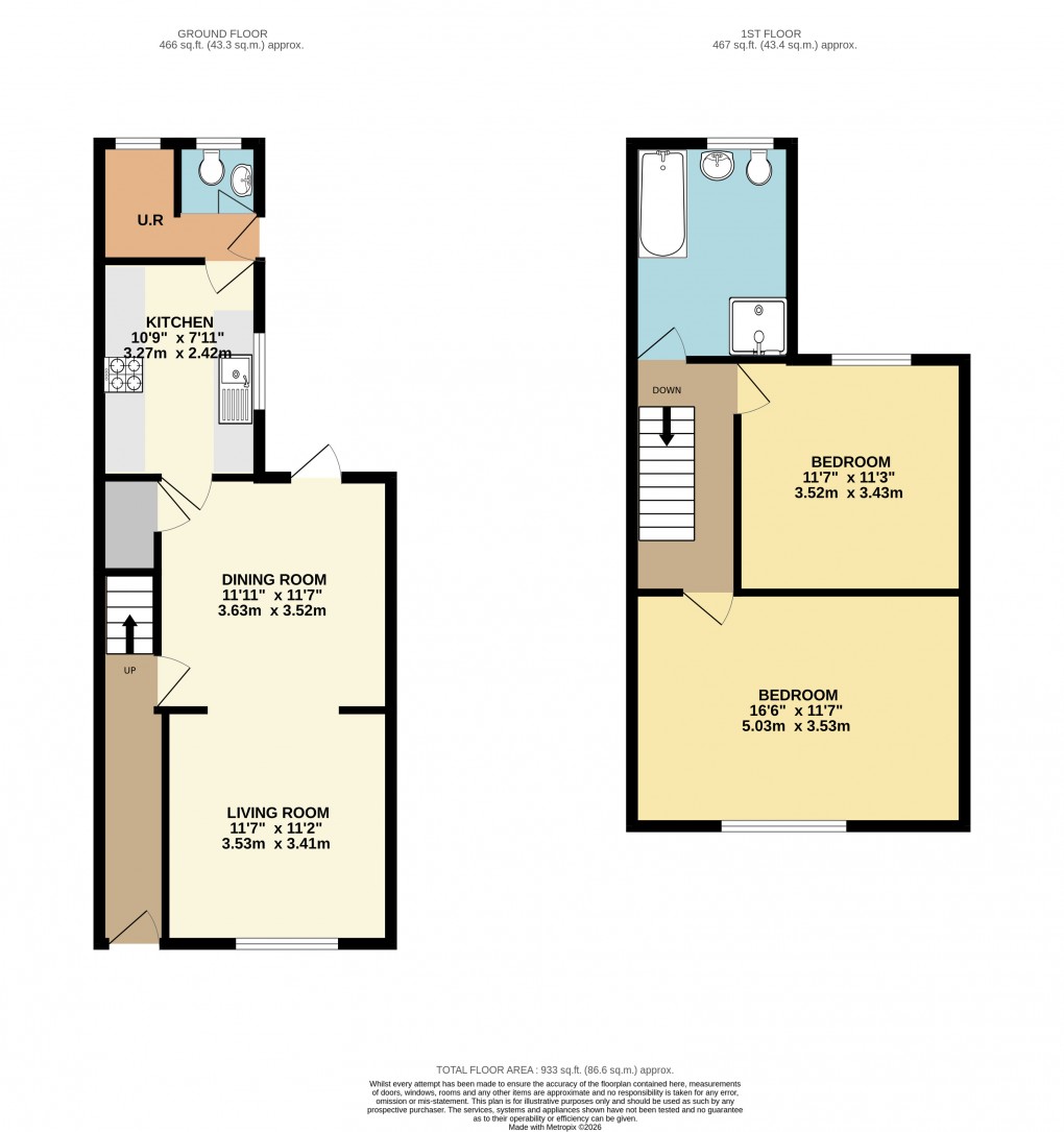 Floorplan for New Bradwell