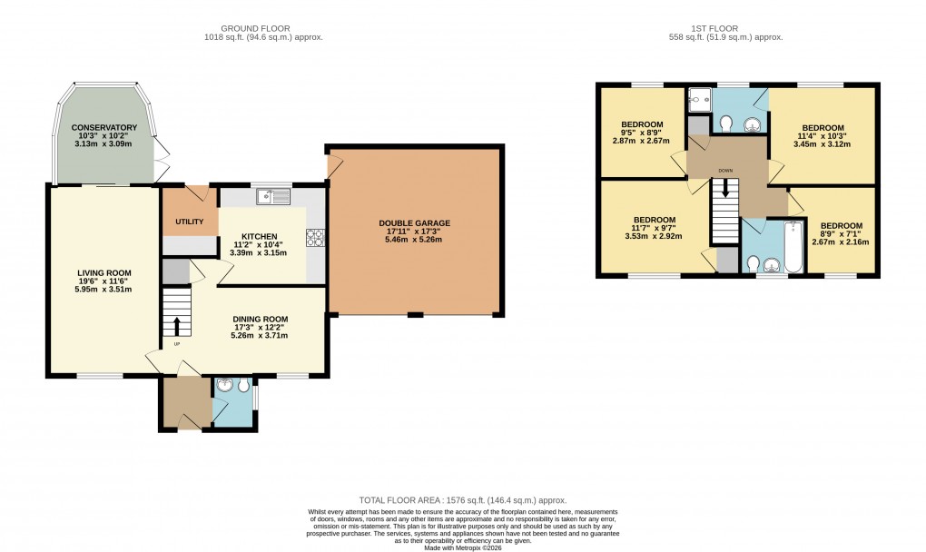 Floorplan for Two Mile Ash, Milton Keynes