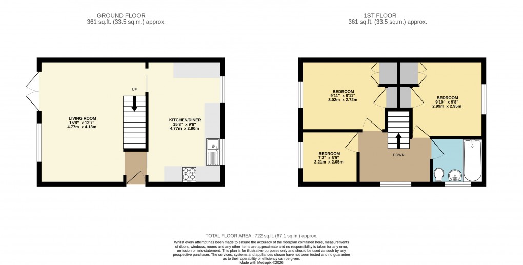 Floorplan for Bradwell, Milton Keynes
