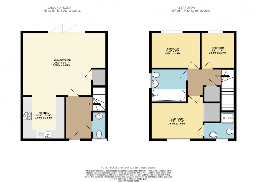 Floorplan for Brooklands