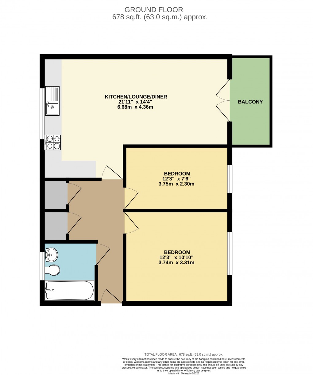 Floorplan for Whitehouse, Milton Keynes