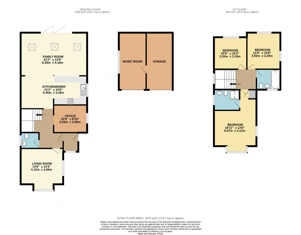 Floorplan for Shenley Church End