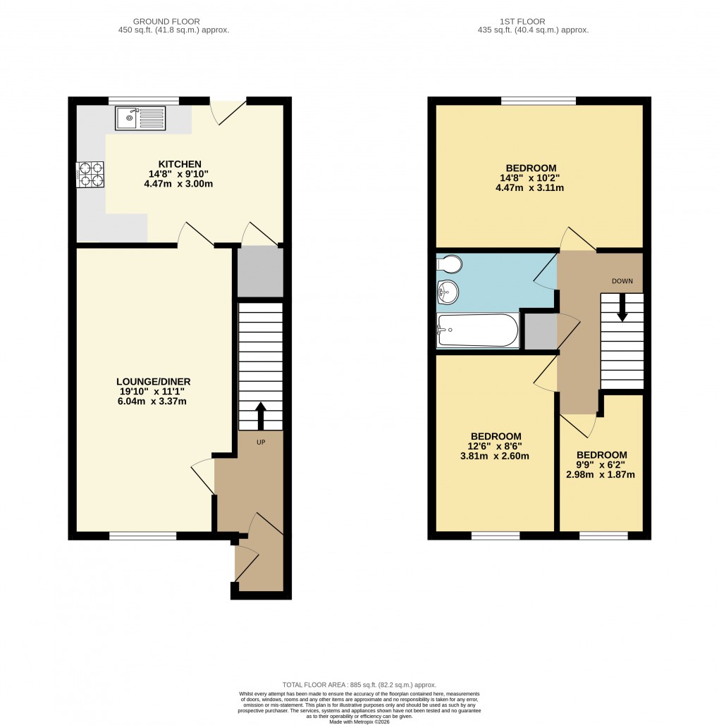 Floorplan for Walnut Tree