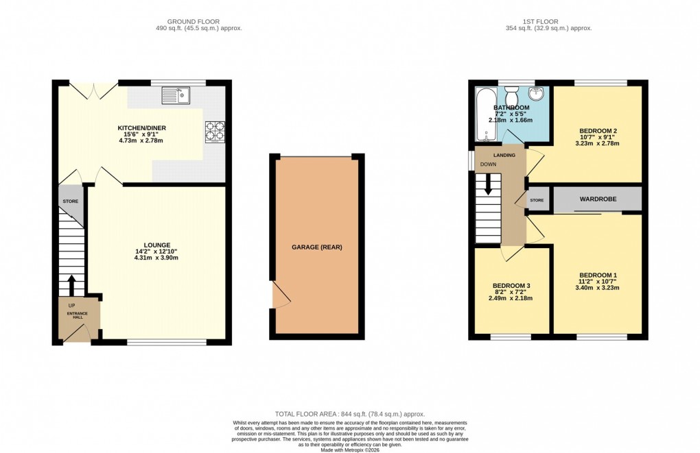 Floorplan for Newport Pagnell, Buckinghamshire