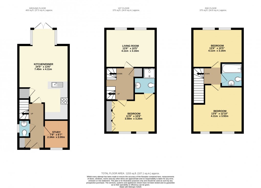 Floorplan for Fairfields, Milton Keynes