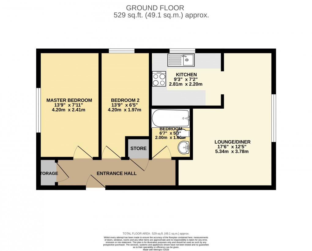 Floorplan for Netherfield, Milton Keynes, Bucks