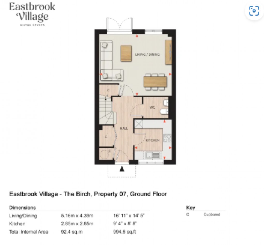 Floorplan for Milton Keynes, Buckinghamshire