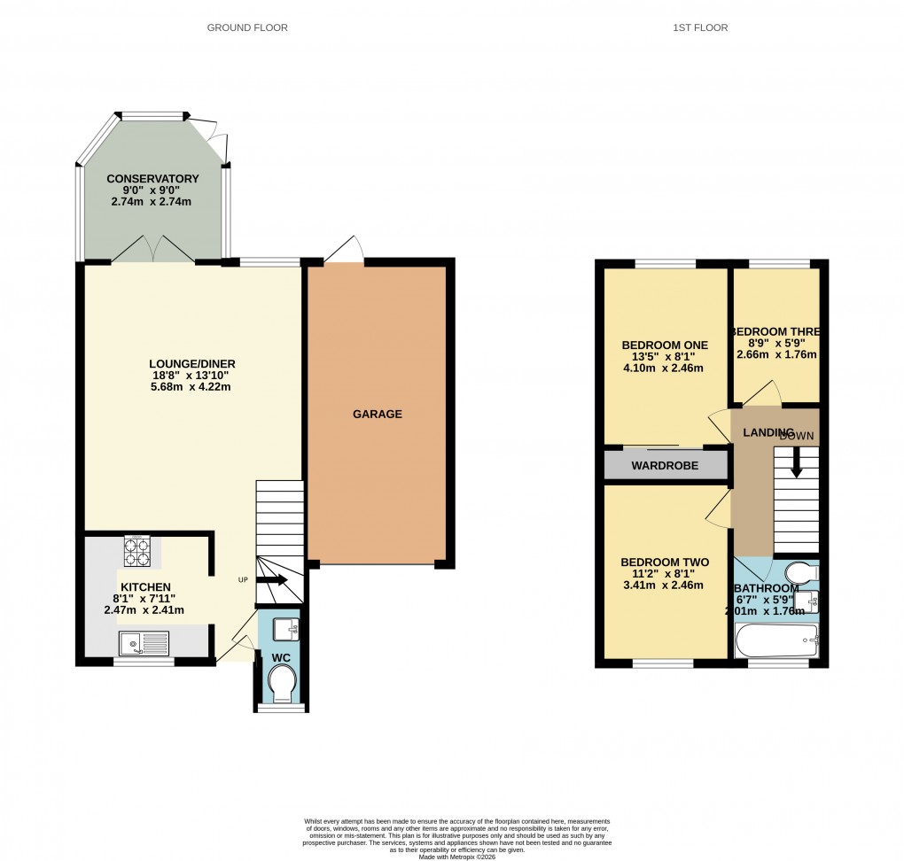 Floorplan for Heelands, Buckinghamshire