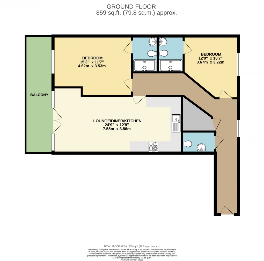 Floorplan for Lonsdale, Wolverton