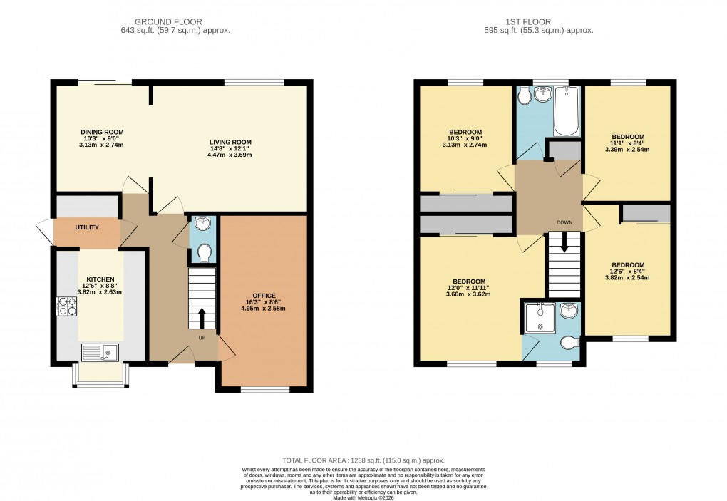 Floorplan for Shenley Brook End, Milton Keynes