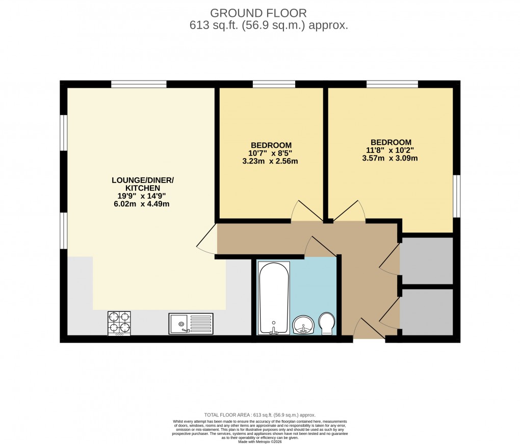 Floorplan for Brooklands