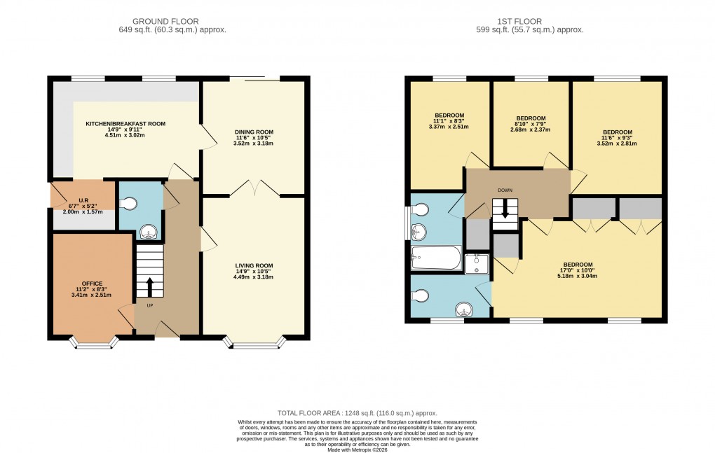 Floorplan for Westcroft, Milton Keynes