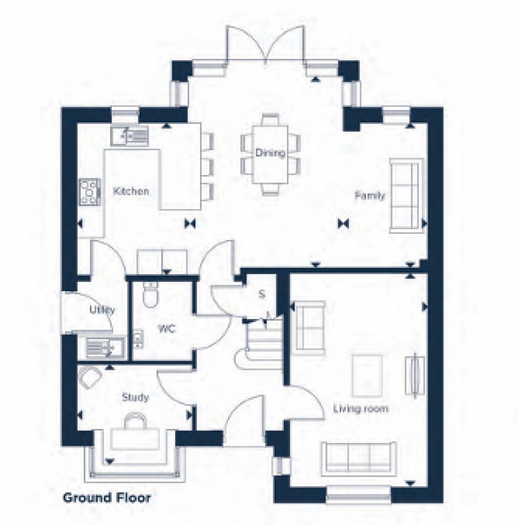 Floorplan for The Grange At Roxton, School Lane, Roxton