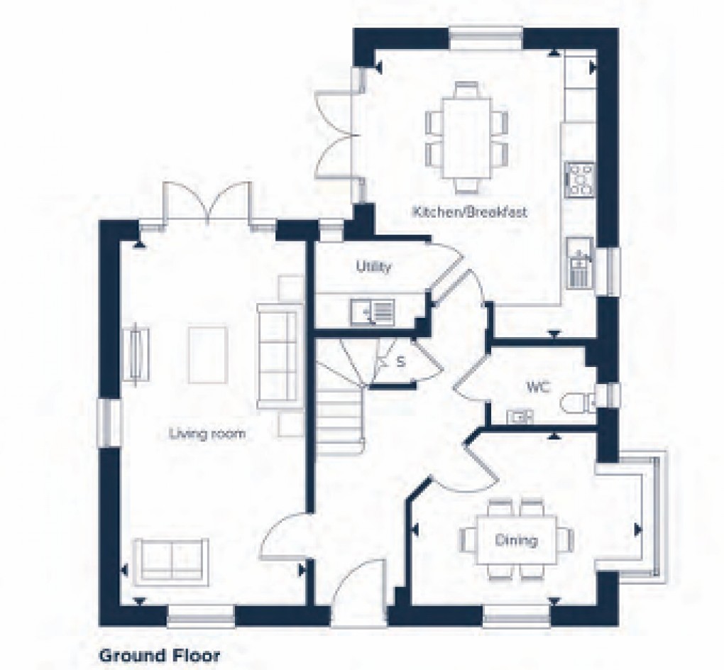 Floorplan for The Grange At Roxton, School Lane, Roxton