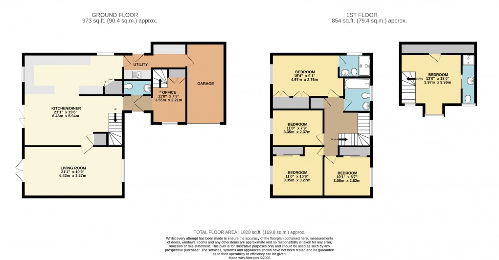 Floorplan for Shenley Brook End, Milton Keynes