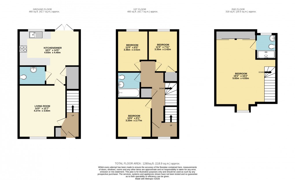 Floorplan for Oxley Park, Milton Keynes