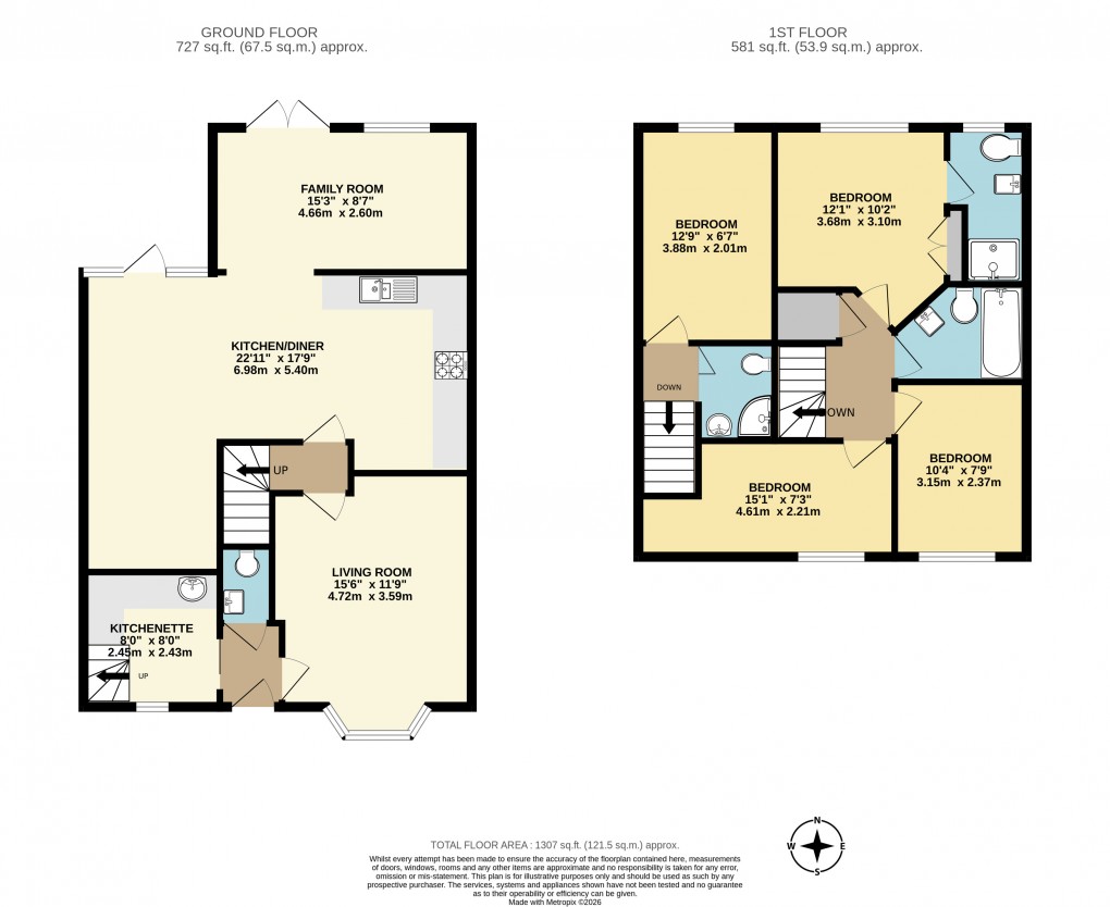 Floorplan for Grange Farm