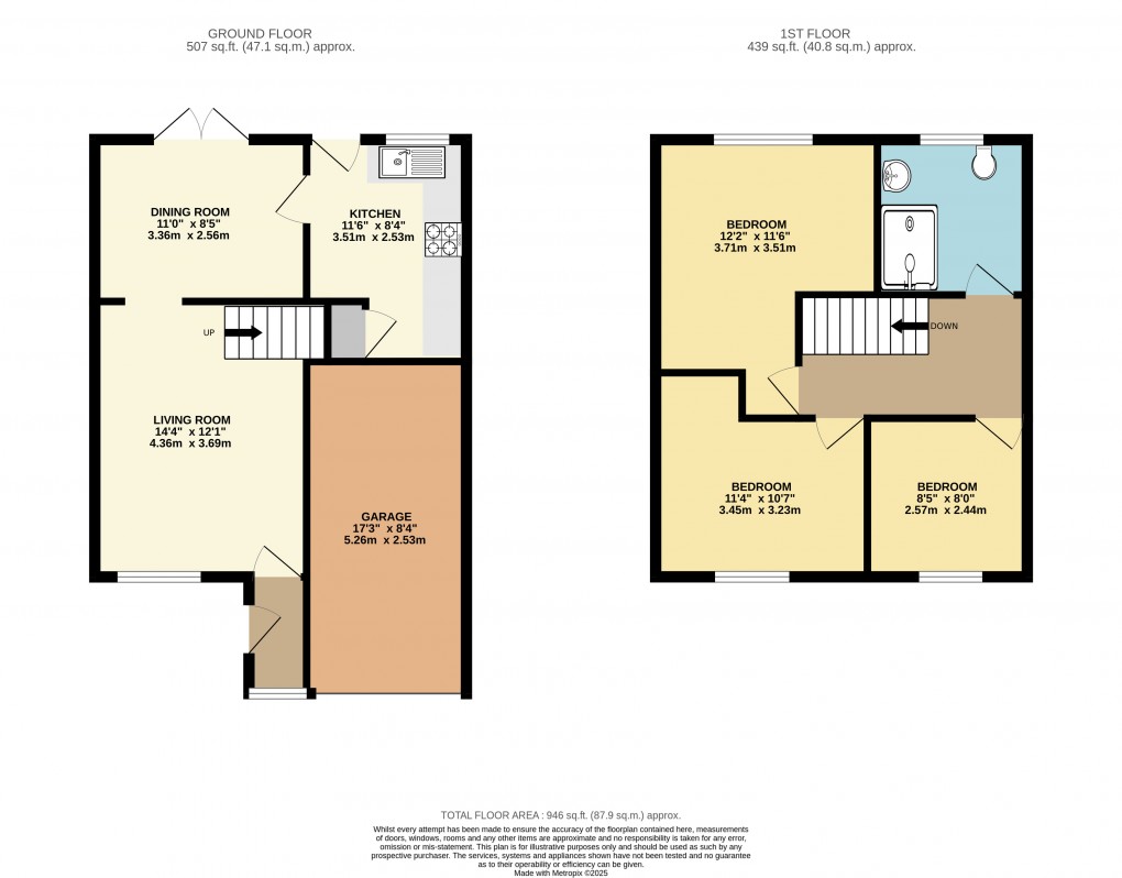 Floorplan for Furzton, Milton Keynes, Buckinghamshire