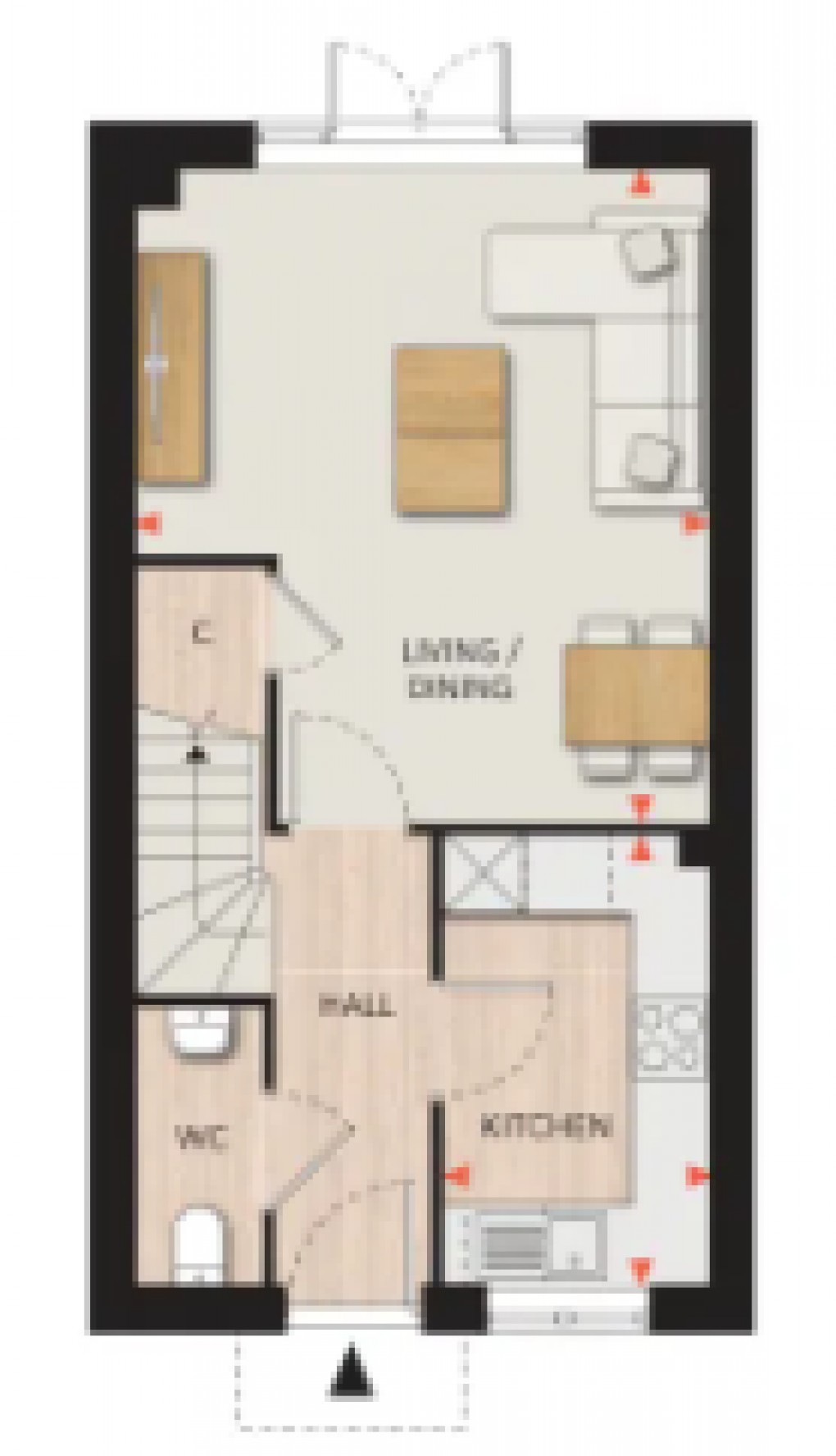 Floorplan for Eastbrook Village, Milton Keynes