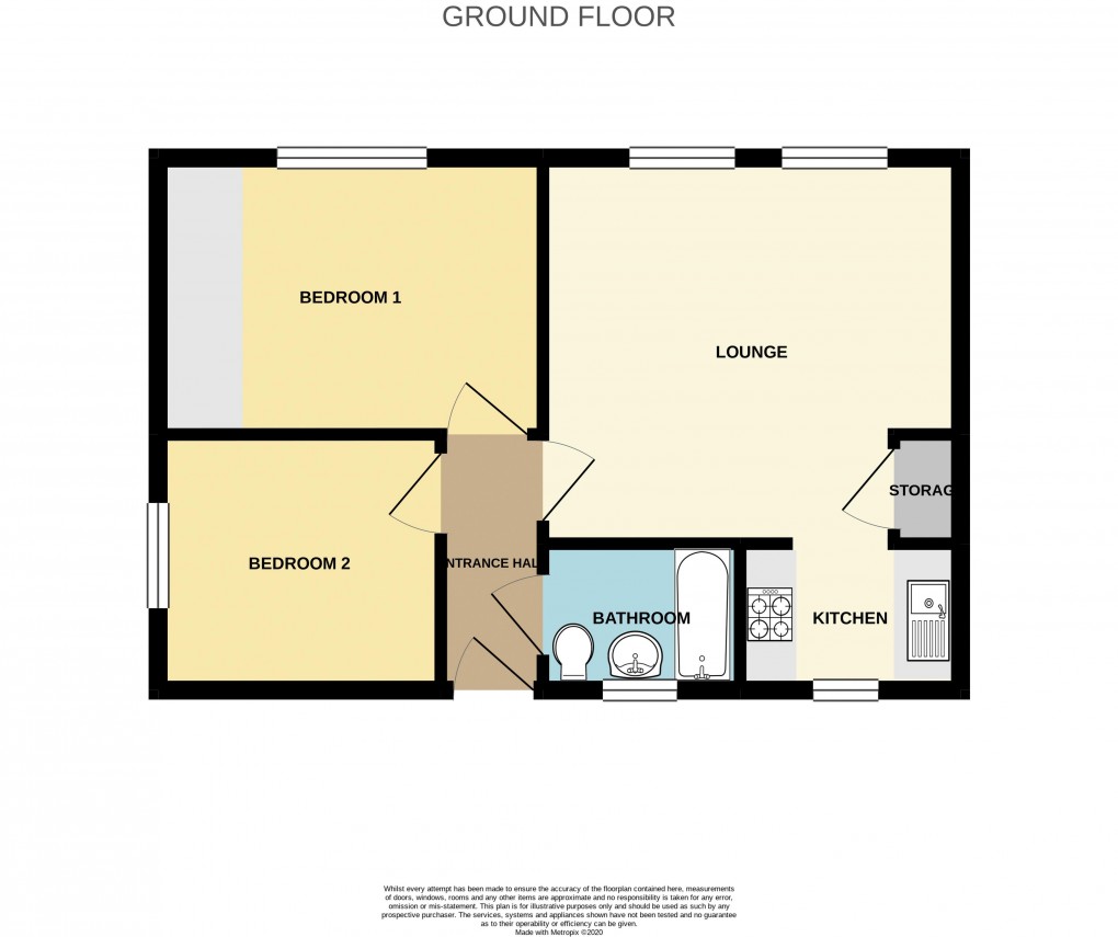 Floorplan for Drayton Parslow