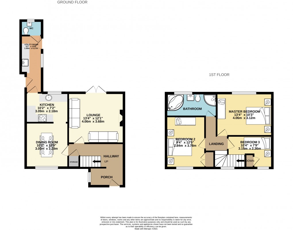 Floorplan for Stoke Goldington, Newport Pagnell