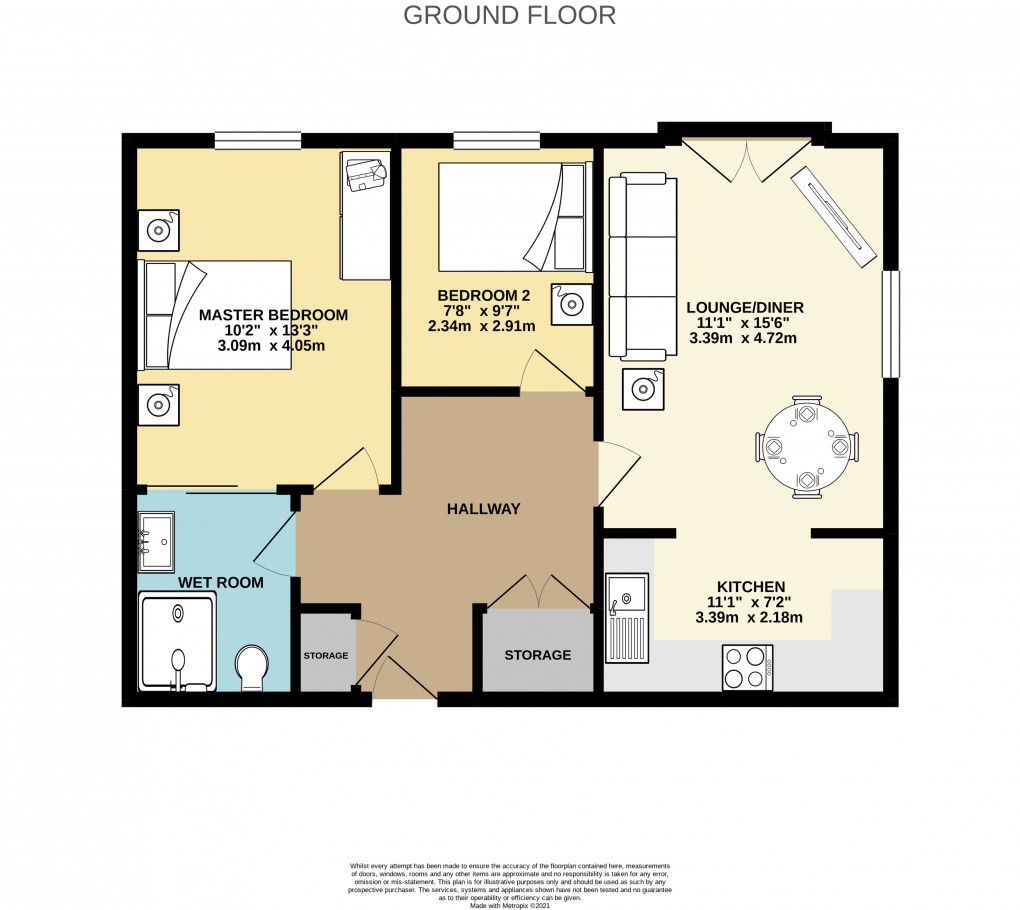 Floorplan for Westbury Lane, Newport Pagnell