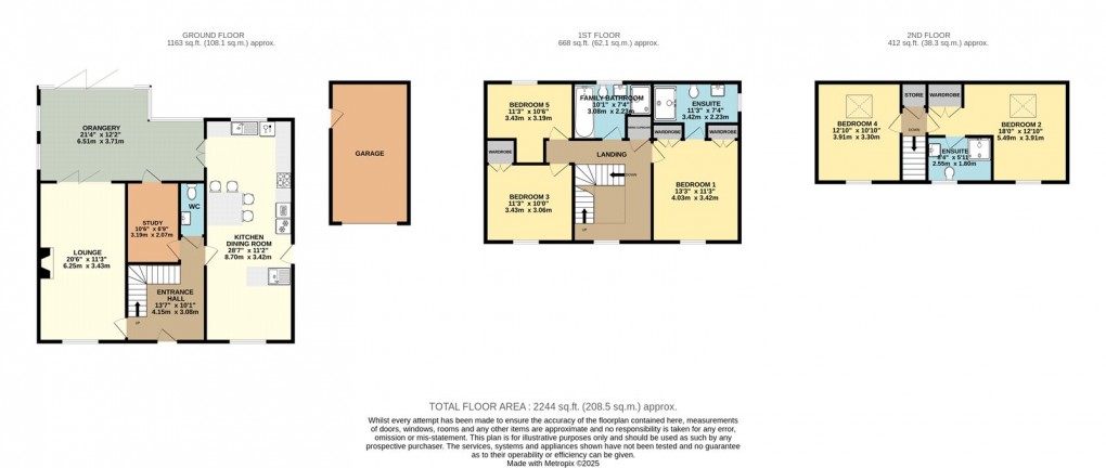 Floorplan for Hartwell, Northampton, Northamptonshire