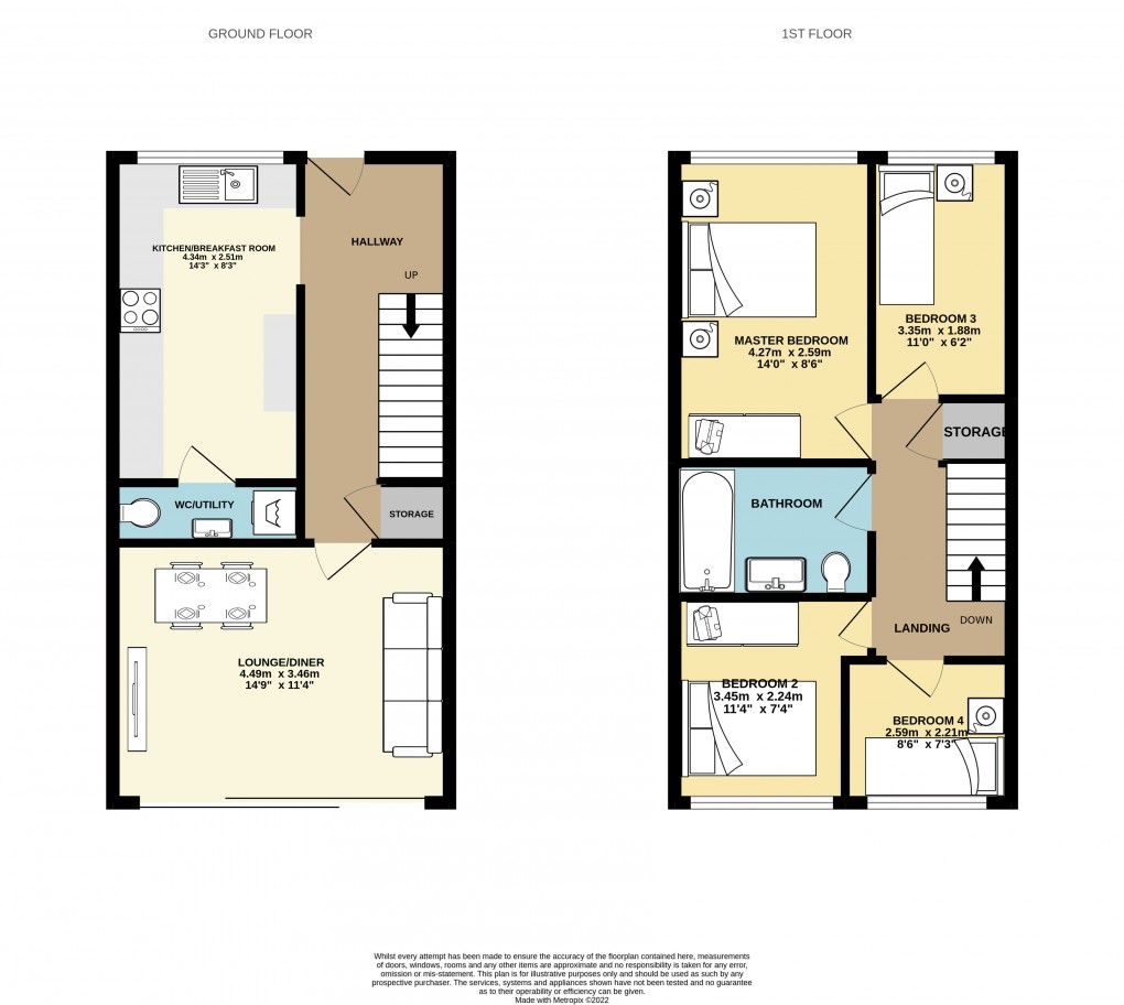 Floorplan for Bletchley, Buckinghamshire