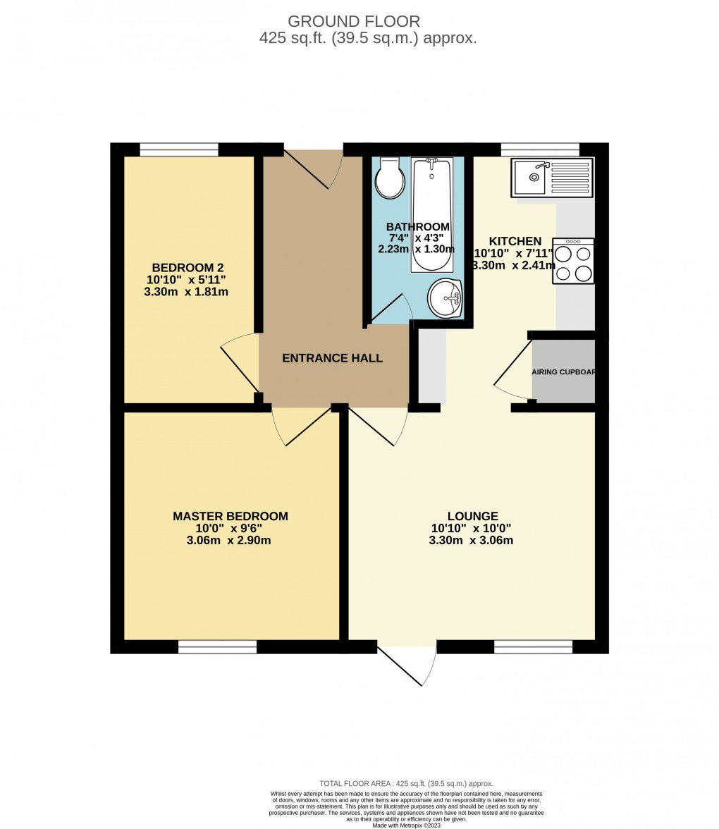 Floorplan for Walnut Tree, Milton Keynes, Buckinghamshire