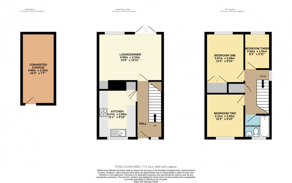 Floorplan for Bletchley, Milton Keynes