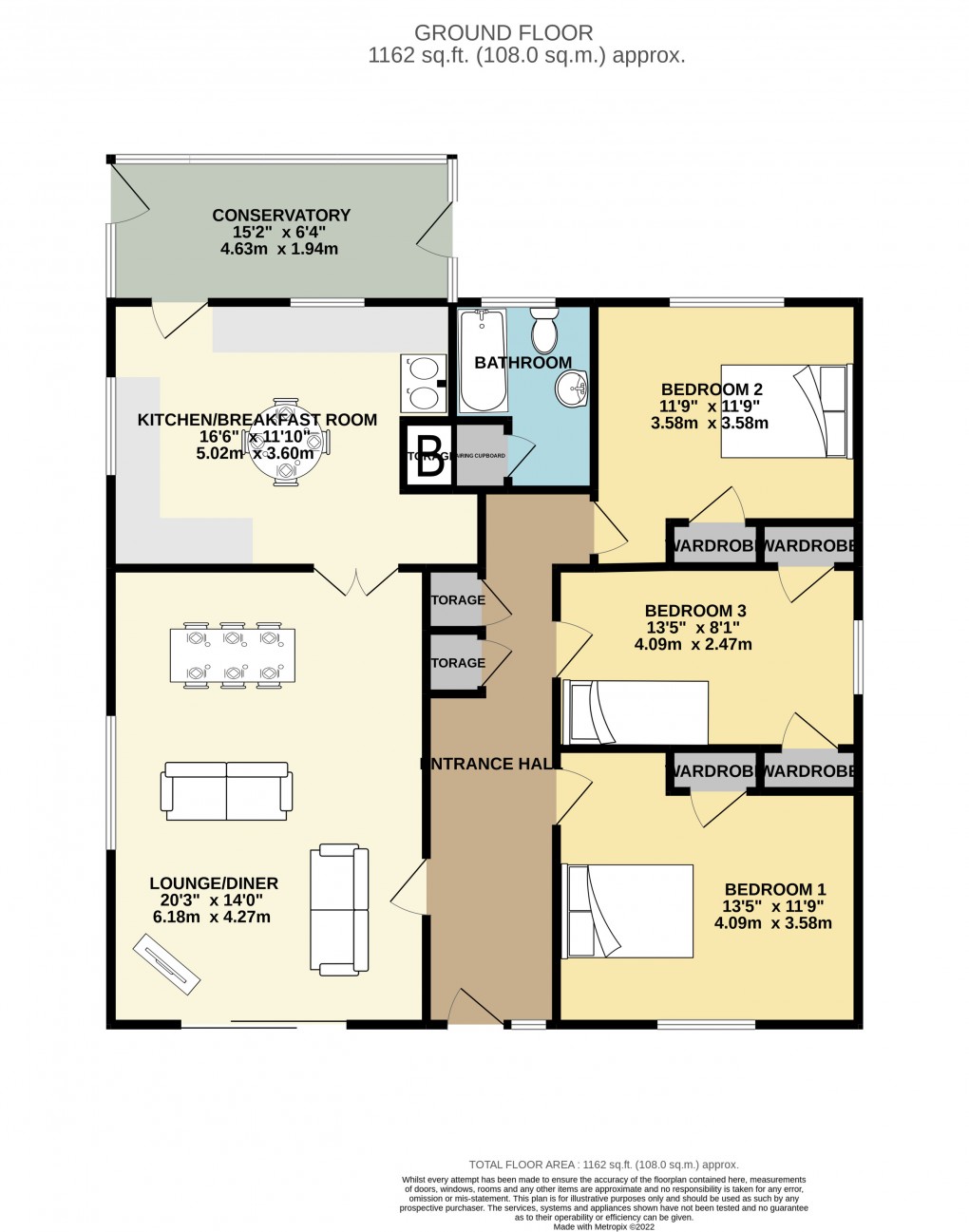 Floorplan for North Crawley, Buckinghanshire