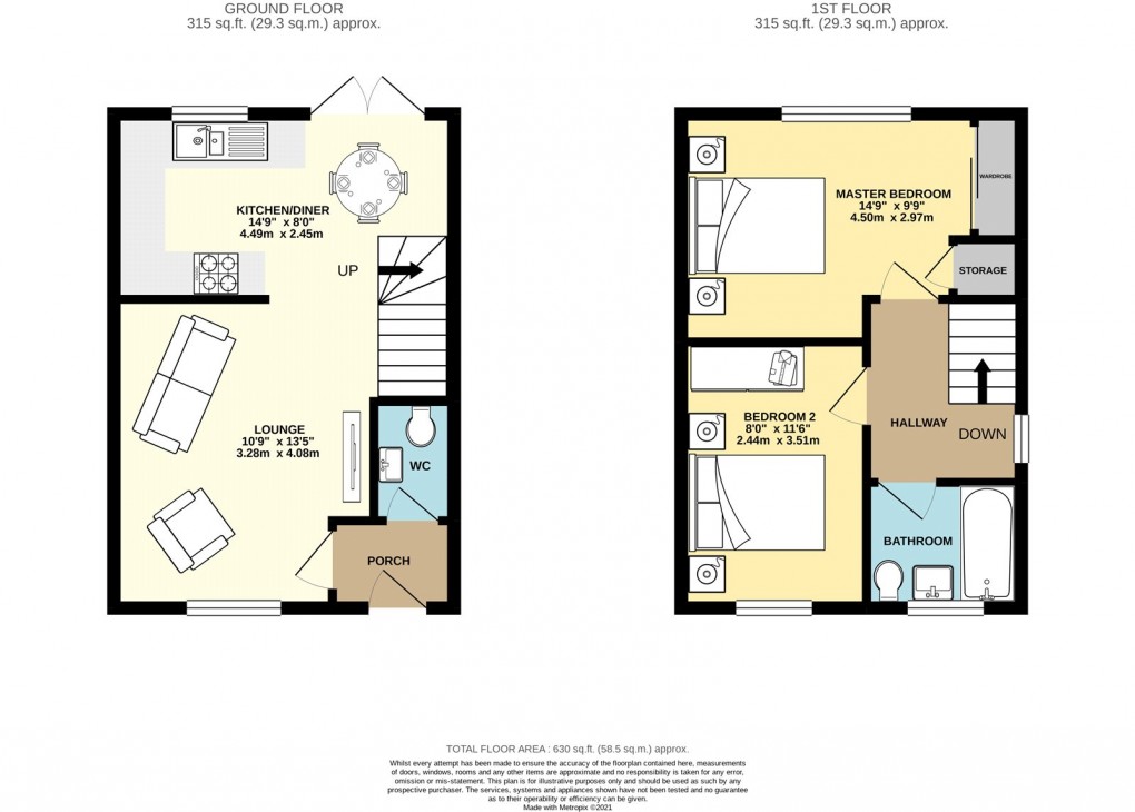 Floorplan for Newport Pagnell, Buckinghamshire