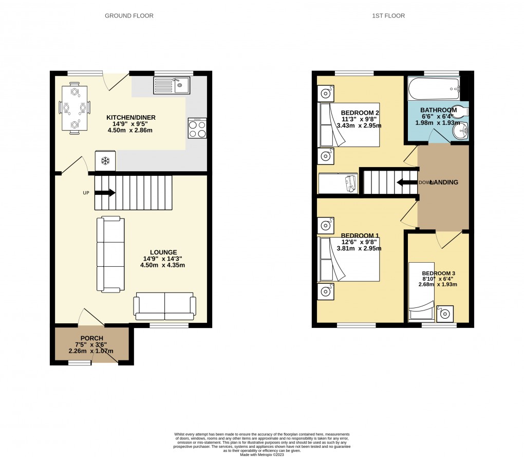 Floorplan for Newport Pagnell, Milton Keynes, Bucks