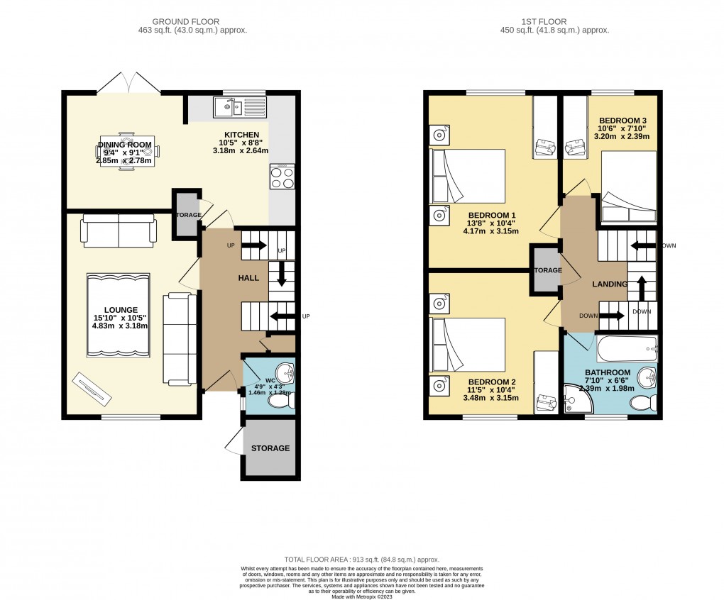 Floorplan for Newport Pagnell, Buckinghamshire