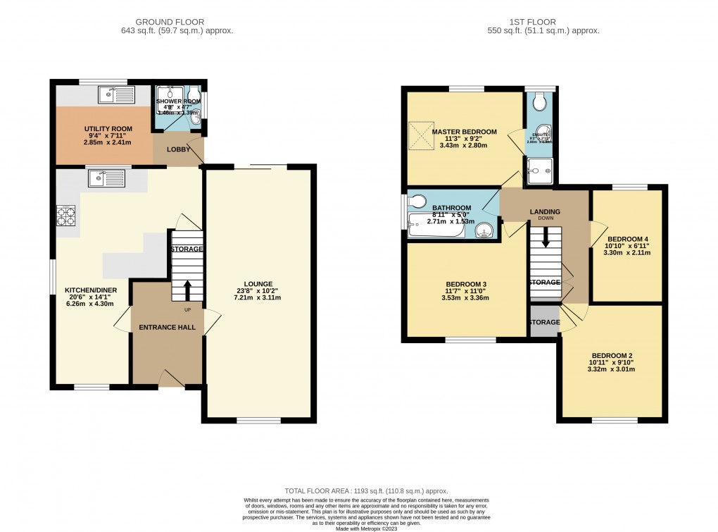 Floorplan for Newport Pagnell, Buckinghamshire