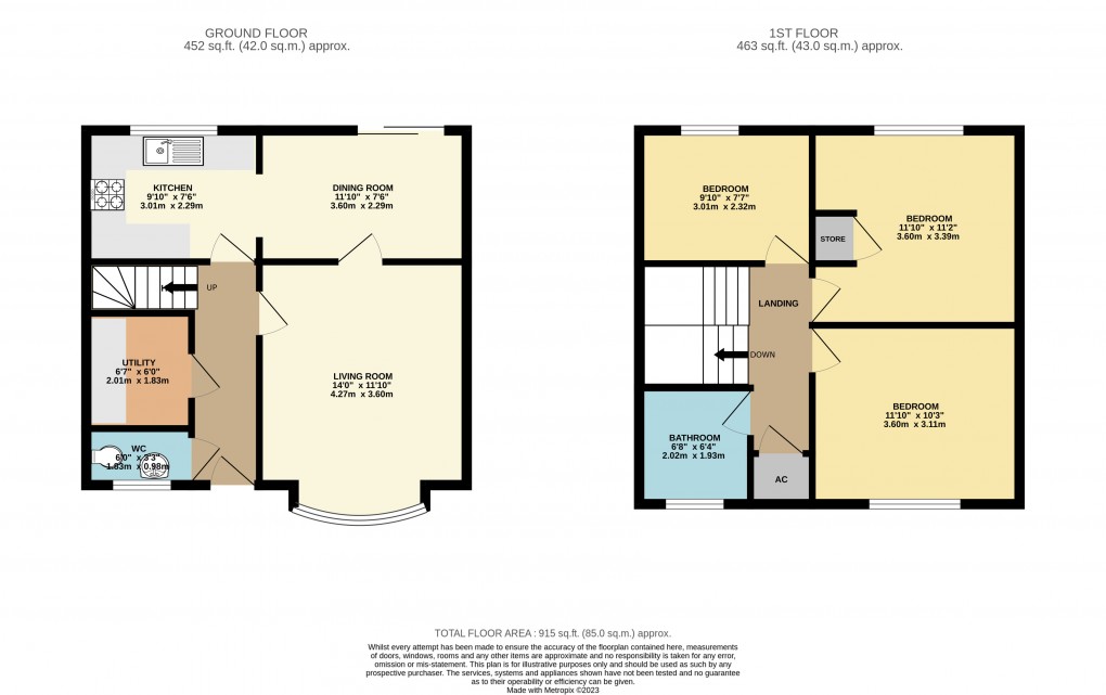 Floorplan for Stacey Bushes, Milton Keynes, Buckinghamshire