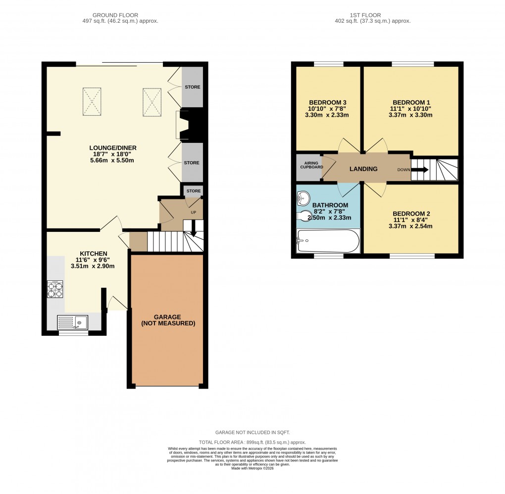 Floorplan for North Crawley, Newport Pagnell, Buckinghamshire