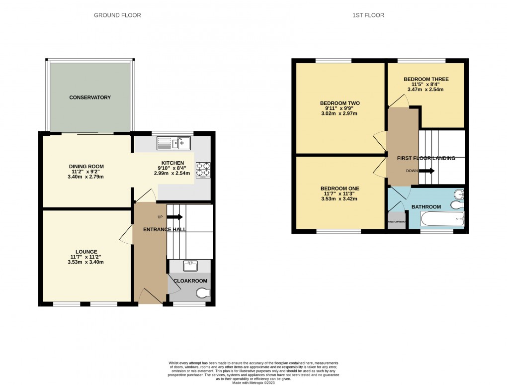 Floorplan for Great Linford, Milton Keynes, Buckinghamshire