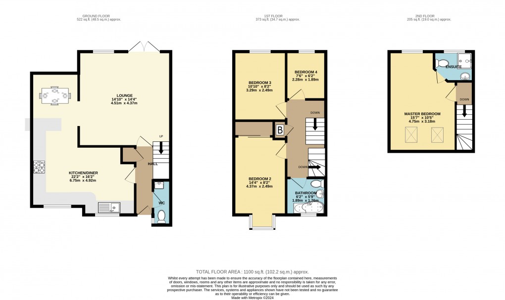 Floorplan for Blakelands, Milton Keynes