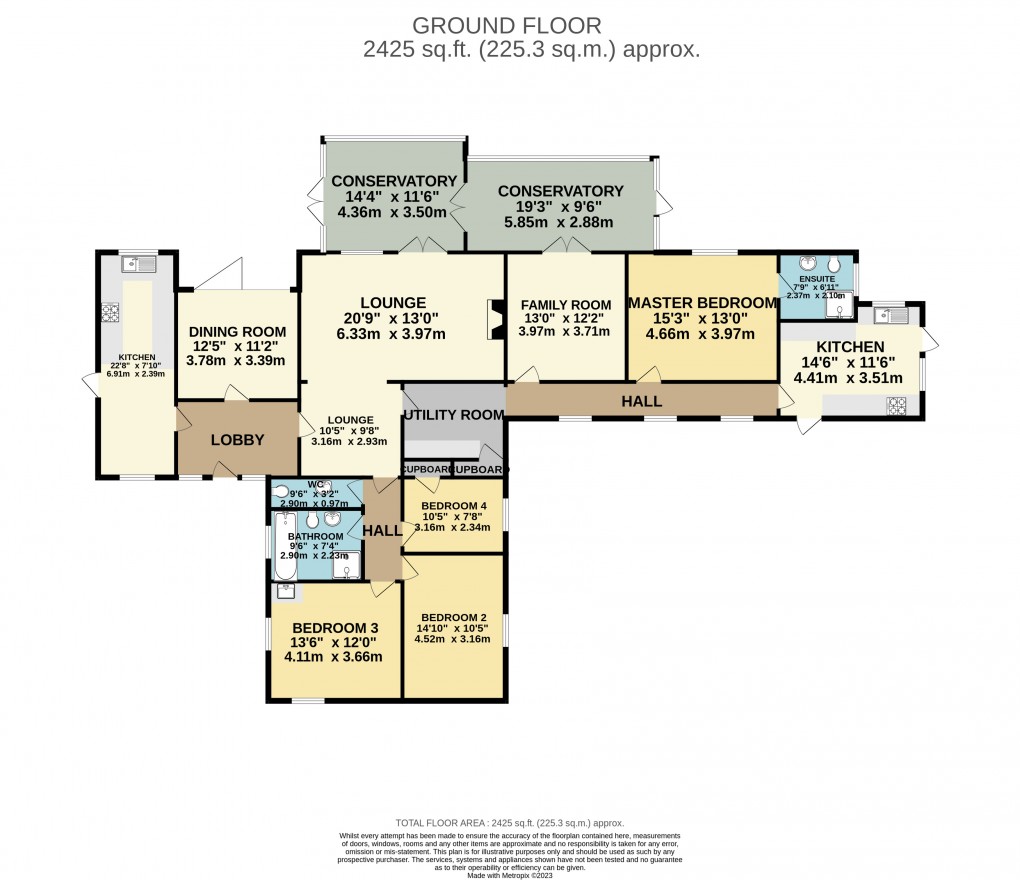 Floorplan for Stoke Goldington, Newport Pagnell, Buckinghamshire